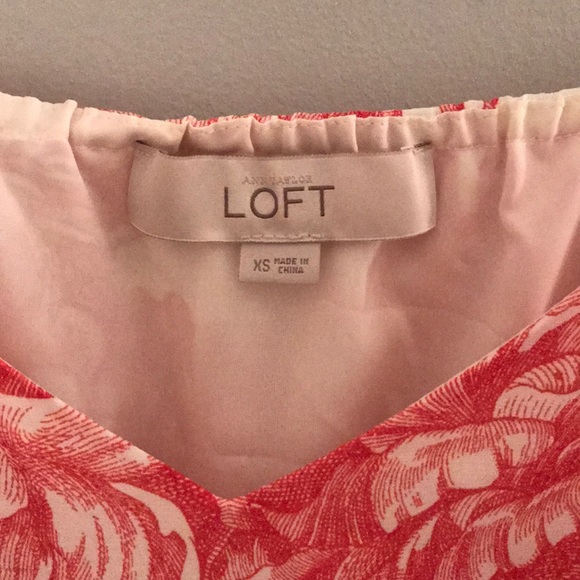 LOFT FLORAL COLD SHOULDER MIDI DRESS - Picture 3 of 4